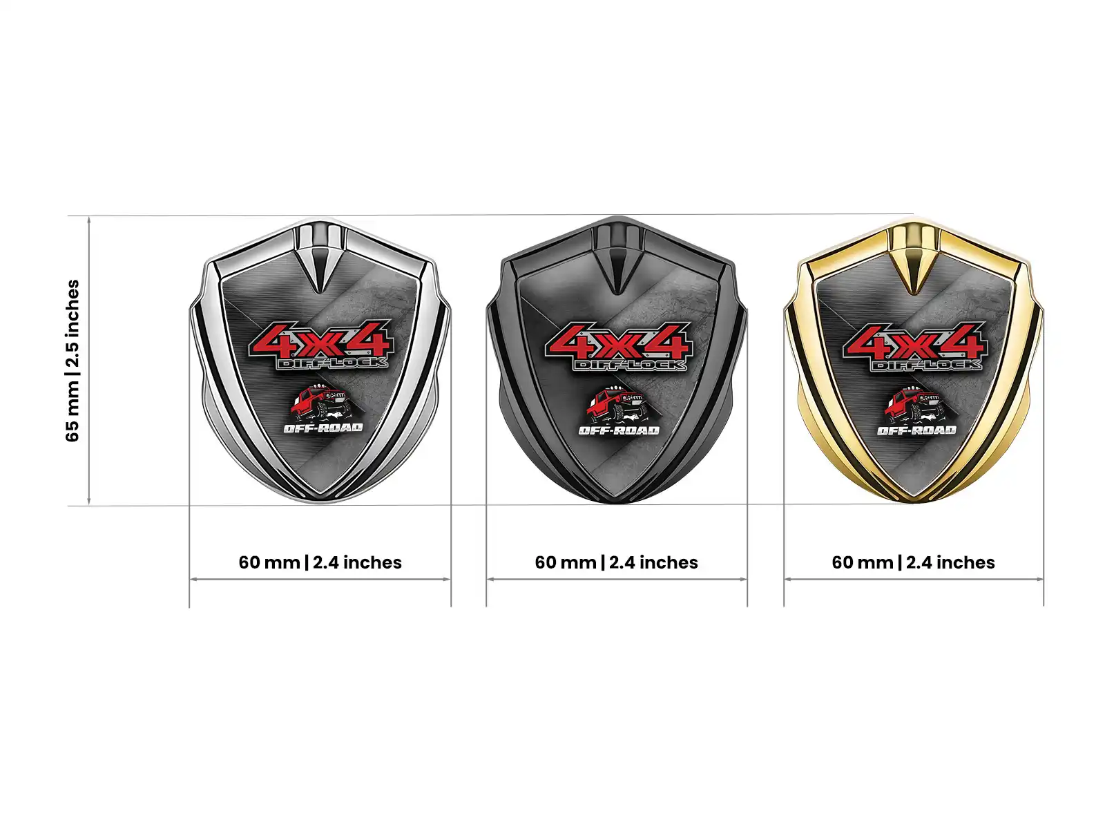 Auto Car Badge Modern Look High-End Style